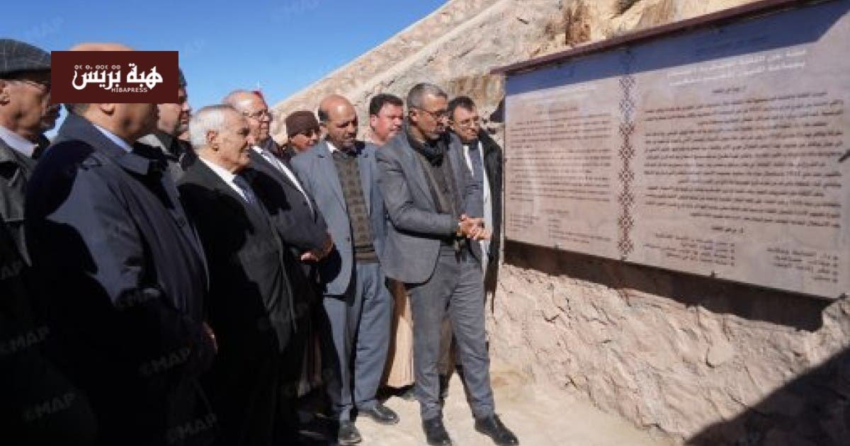 صورة لفضاء الذاكرة التاريخية للمقاومة والتحرير في إكنيون بتنغير، يظهر واجهة المبنى الحديث.