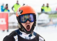 صورة لفيك وايلد، المتزلج الأولمبي الروسي الأمريكي، يعبر عن آرائه حول التمييز في الرياضة الدولية.