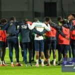 لاعبو المنتخب الكاميروني خلال حصتهم التدريبية الأخيرة في الرباط
