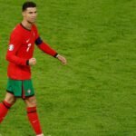 كريستيانو رونالدو يحتفل بهدف