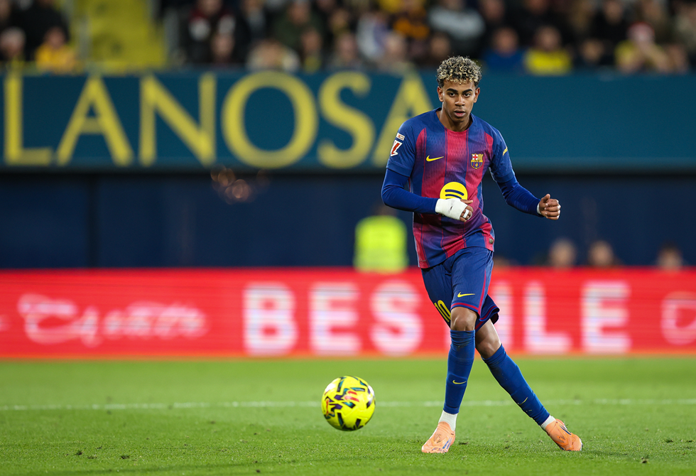 صورة للامين جمال، اللاعب الأعلى قيمة سوقية في العالم