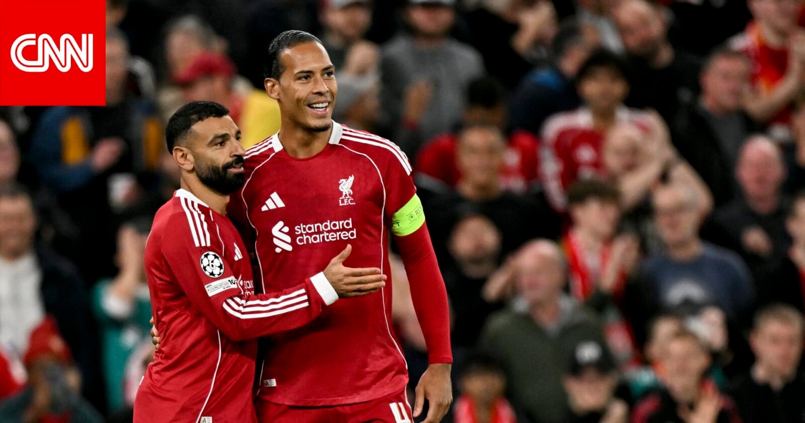 محمد صلاح وفيرجيل فان دايك في تدريبات ليفربول