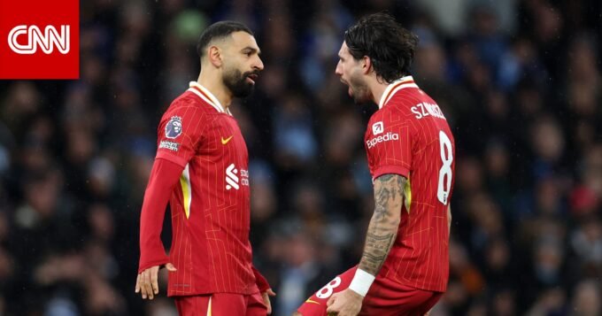 اللاعب دومينيك سوبوسلاي من نادي ليفربول