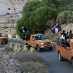 قوات الأمن السورية خلال عملية تمشيط لمكافحة الإرهاب في منطقة الشدادي