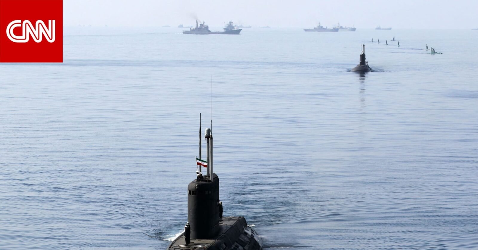 سفن حربية إيرانية وصينية وروسية تشارك في مناورات بحرية مشتركة في المحيط الهندي.