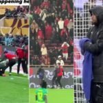 حارس مرمى السنغال ومنشفته المثيرة للجدل خلال نهائي كأس أمم إفريقيا 2025.