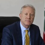 وزير الخارجية اللبناني يوسف رجي يتحدث في مؤتمر صحفي