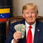 الرئيس الأمريكي دونالد ترمب يتحدث عن اتفاق نفط فنزويلا