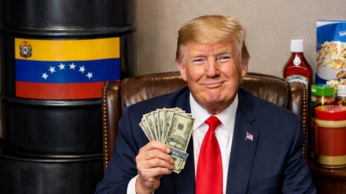 الرئيس الأمريكي دونالد ترمب يتحدث عن اتفاق نفط فنزويلا