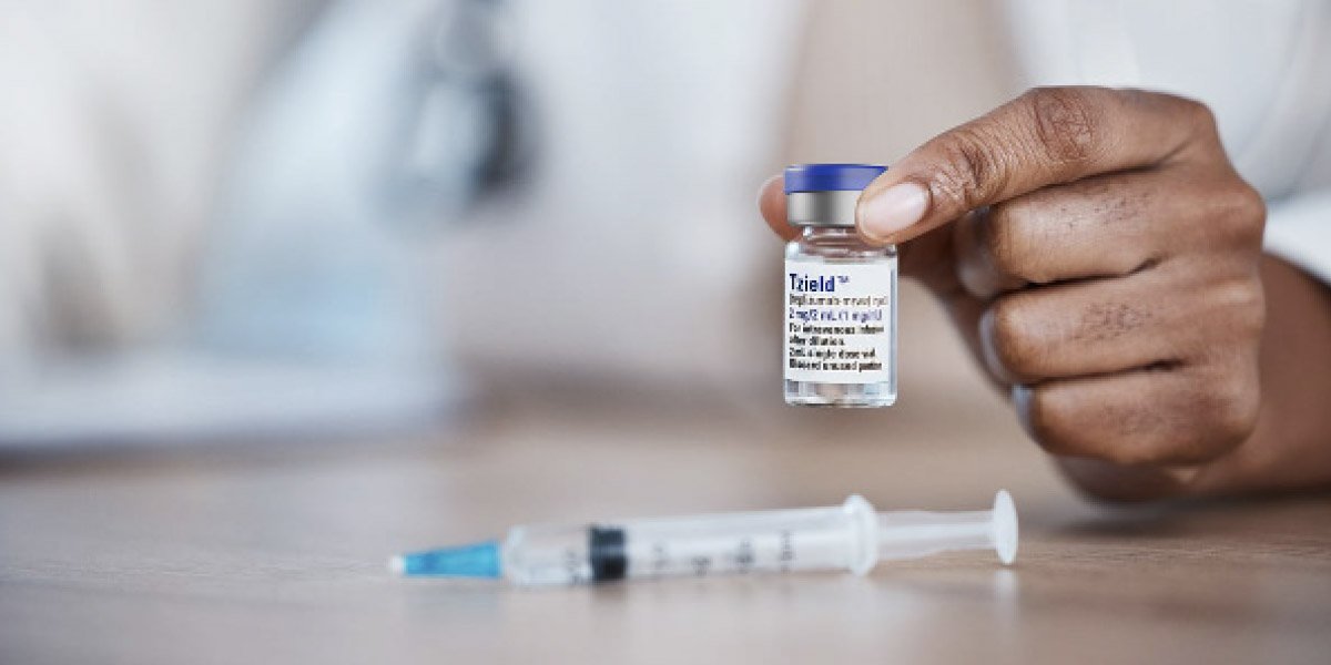 Diabète de type 1 : L'Union Européenne approuve Teizeild, une avancée thérapeutique majeure 3 Vue stylisée d'une molécule ou d'une seringue, symbolisant le traitement Teizeild et l'espoir pour les patients atteints de diabète de type 1.