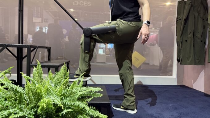 A diverse display of fitness wearable devices, including smart bands and rings, showcased at CES 2026.