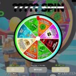 A vibrant prize wheel from the Fortnite experience 'Steal The Brainrot'