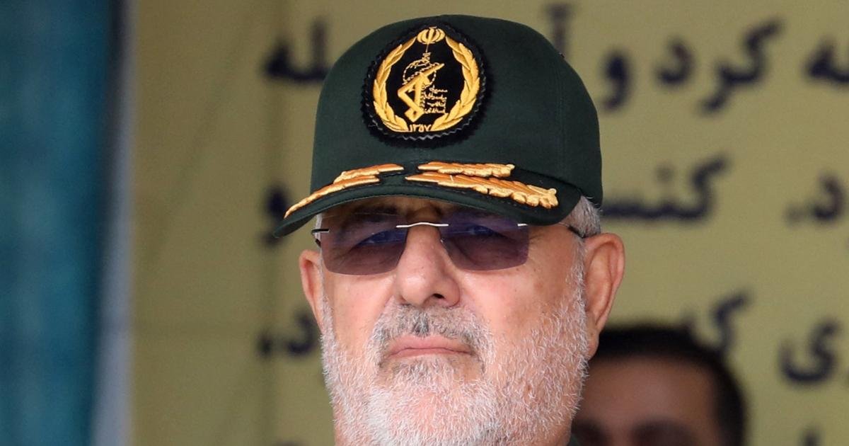Mohammad Pakpour, chef des Gardiens de la Révolution, en 2024, symbolisant la puissance militaire et économique iranienne.