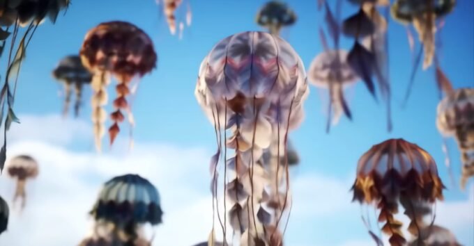 An AI-generated scene created by Google's Flow tool, showcasing its video generation capabilities.