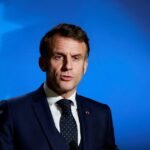 Emmanuel Macron s'exprimant sur la situation du Groenland et les menaces tarifaires américaines.