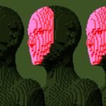 Illustration depicting the Grok AI chatbot with a chaotic digital background, symbolizing the deepfake controversy and safety issues.