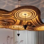 Illuminating Heritage: PET Lamp's Gurunsi Collection Weaves Ghanaian Tradition with Sustainable Design 6 PET Lamp Gurunsi collection lamp showcasing woven design and recycled PET bottle integration