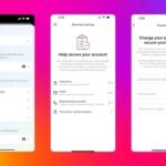 A smartphone displaying the Instagram app logo, with a lock icon overlaid, symbolizing account security concerns.