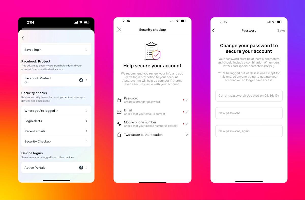 A smartphone displaying the Instagram app logo, with a lock icon overlaid, symbolizing account security concerns.