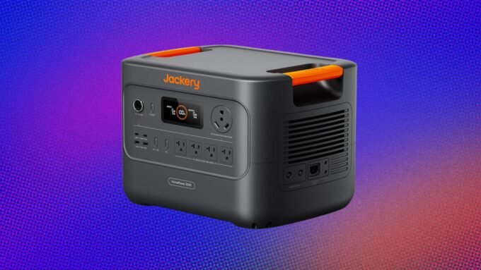 Jackery HomePower 3000 portable power station showcasing its robust design and multiple power outlets.