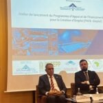 Représentants du Maroc et de la Banque africaine de développement lors du lancement du programme PAFE-Emplois, symbolisant un partenariat pour l'emploi et l'entrepreneuriat.