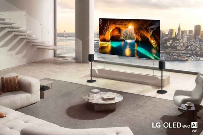 LG's new 9mm thick OLED evo W6 Wallpaper TV