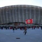 Supporters marocains devant le stade Moulay Abdellah à Rabat