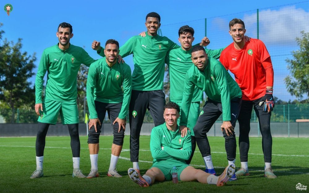 Les joueurs de la sélection nationale en action