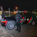 Image d'un dispositif sécuritaire en action à Marrakech