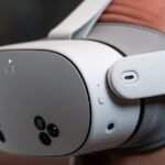 Mark Zuckerberg in an early version of Meta Horizon Workrooms, a virtual collaboration space.