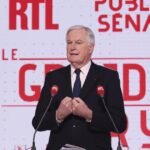 Michel Barnier invité du Grand Jury RTL-Le Figaro-M6-Public Sénat, s'exprimant sur la situation politique.