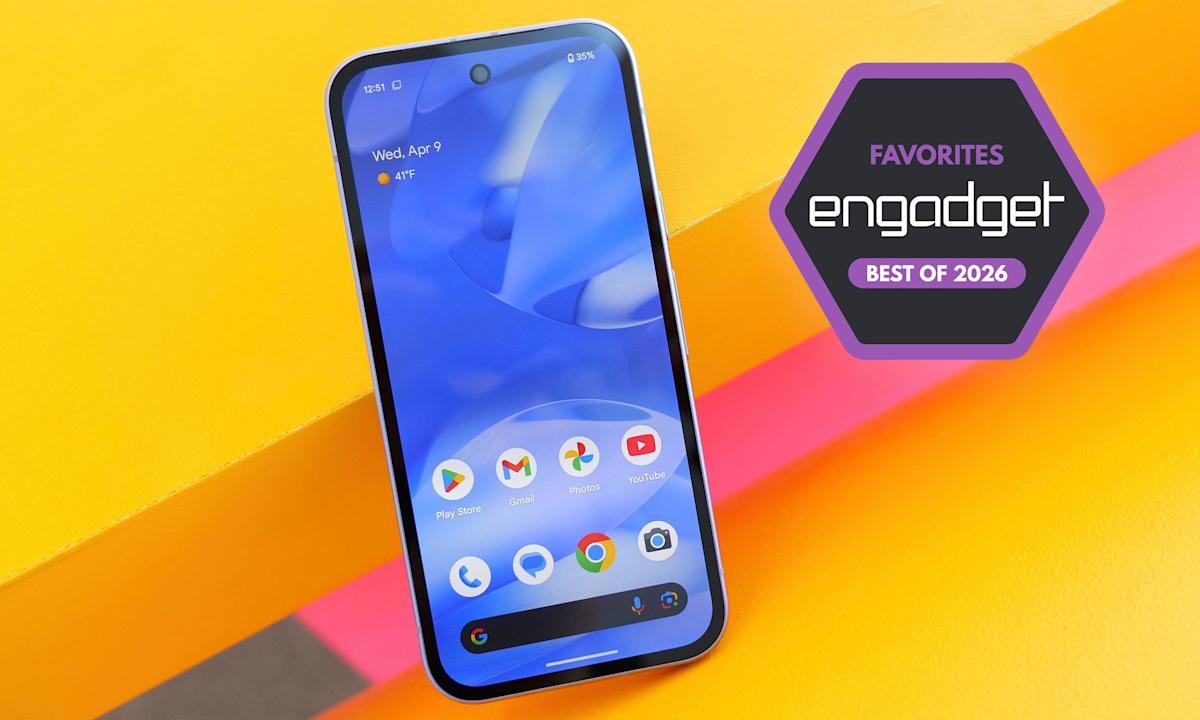 A selection of the best midrange smartphones for 2026, including the Google Pixel 9a and Apple iPhone 16e, displayed on a modern tech background.