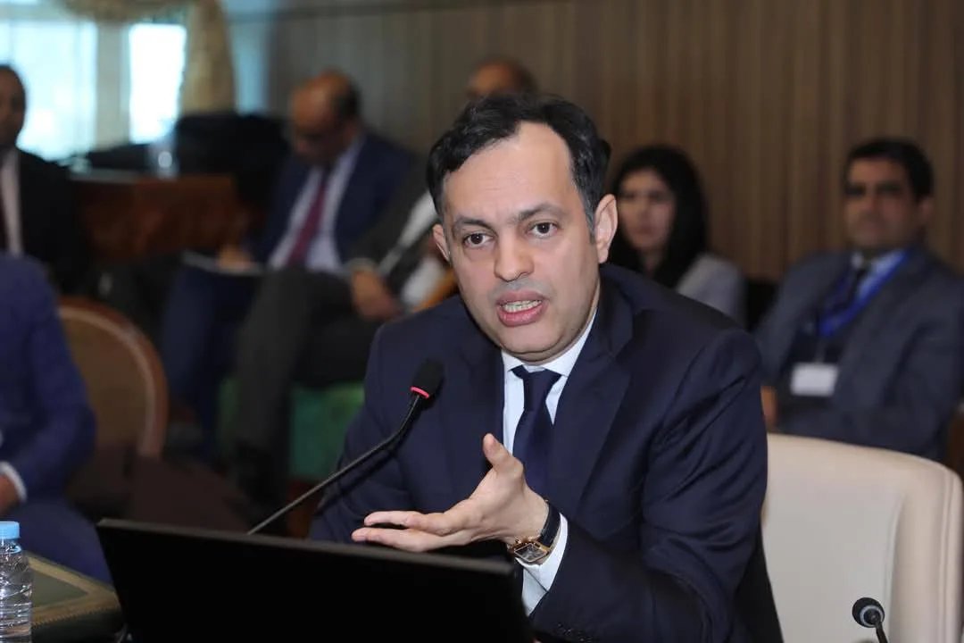 Moroccan Minister Younes Sekkouri discussing new internship and employment reforms.