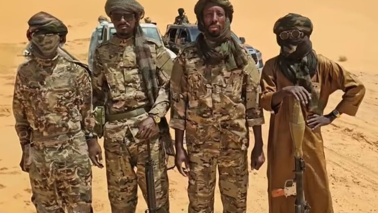 Moussa Kounaï, président du MPLJ, lors d'une déclaration vidéo pour la libération de Mohamed Bazoum.