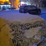 La neige recouvre la ville d'Oujda