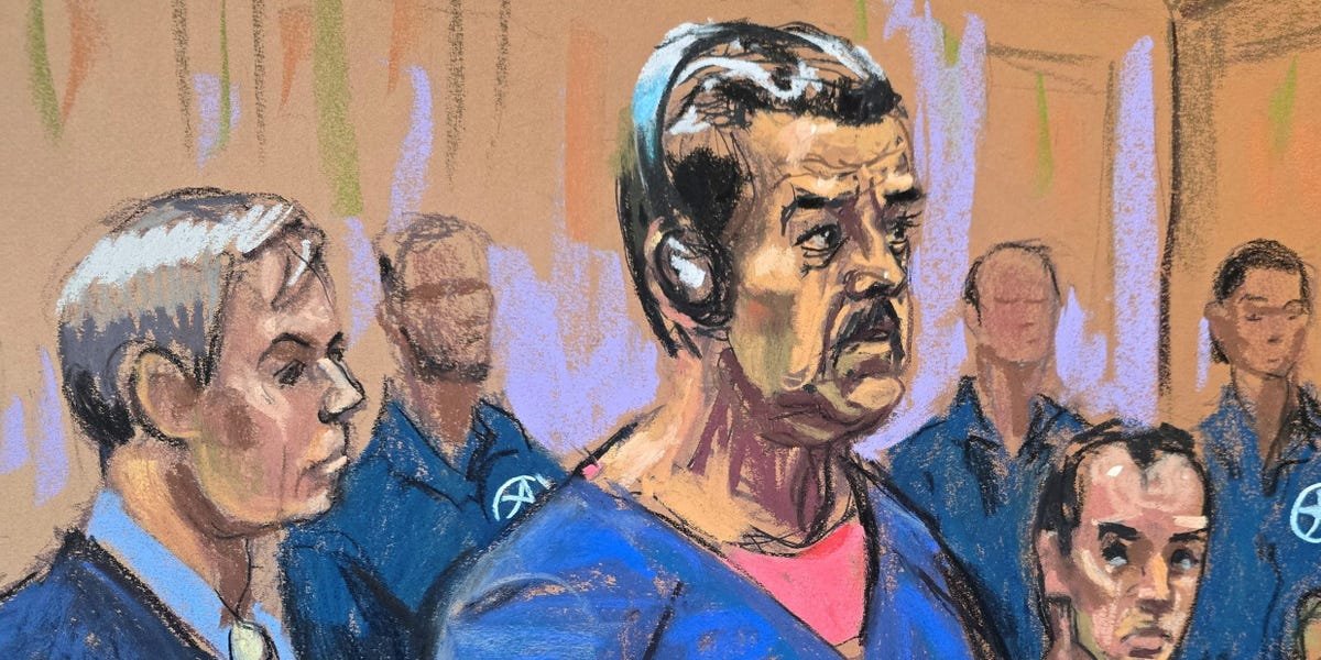 Illustration of two lawyers in a legal dispute over Nicolás Maduro's legitimacy