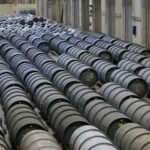 Urenco USA enriched uranium storage capsules, symbolizing the nuclear fuel supply chain and advanced energy technology.