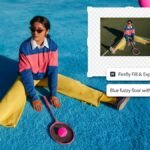 Adobe Photoshop interface showcasing Firefly Generative Fill in action, with new AI-enhanced elements seamlessly integrated into an image.