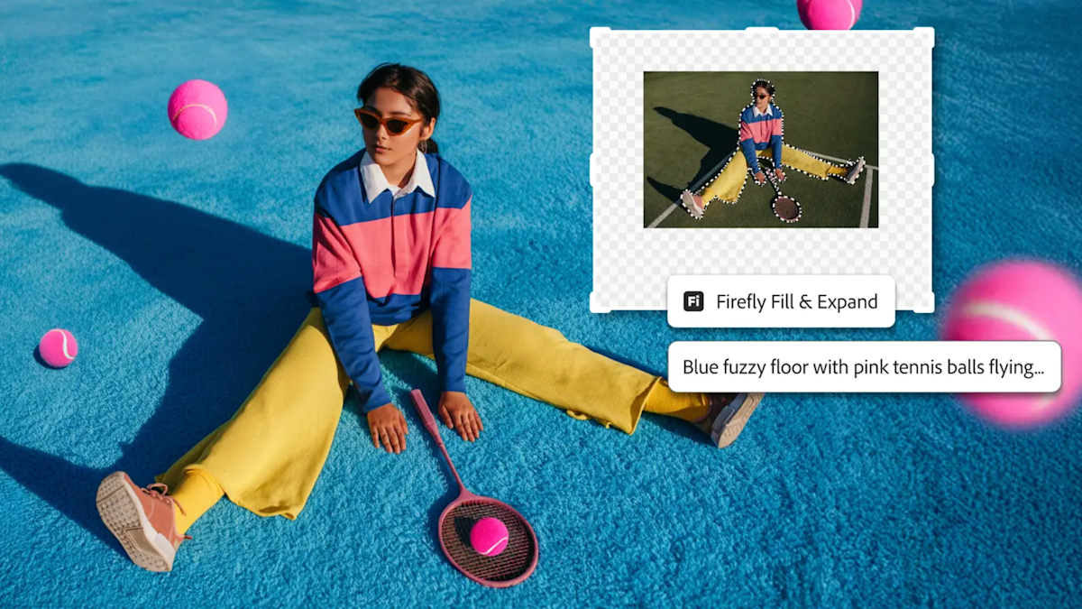 Adobe Photoshop Supercharges Creativity with Enhanced Firefly AI and New Features 3 Adobe Photoshop interface showcasing Firefly Generative Fill in action, with new AI-enhanced elements seamlessly integrated into an image.