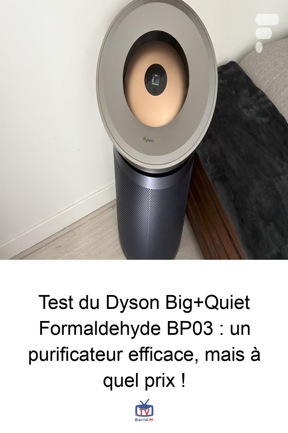 Test du Dyson Big+Quiet Formaldehyde BP03 : un purificateur efficace, mais à quel prix ! 4 Pinterest Hidden