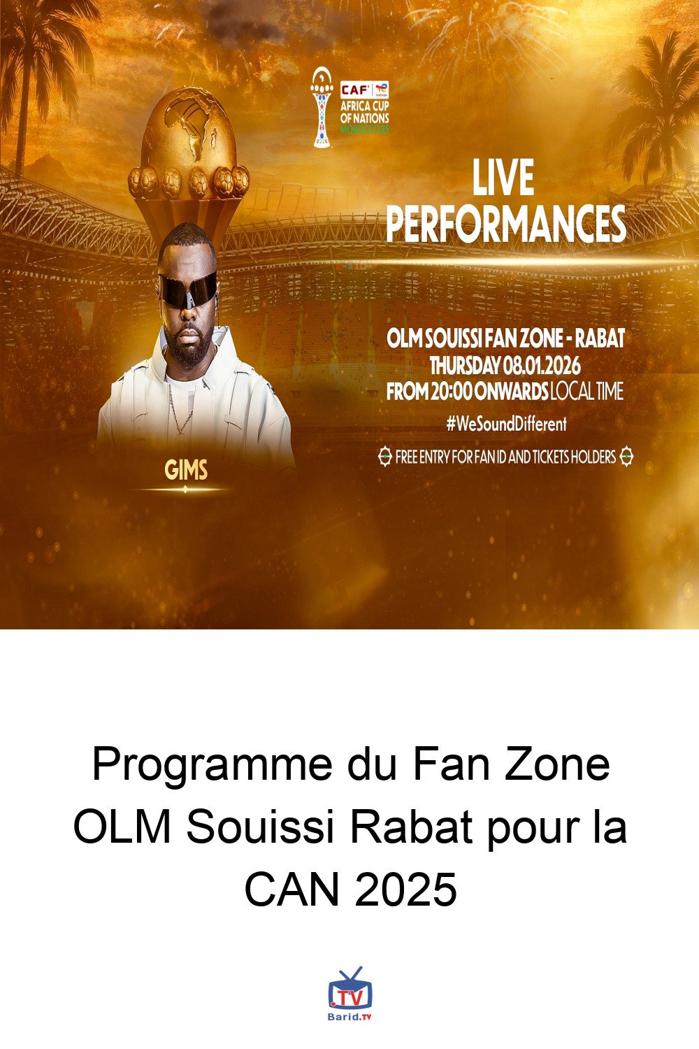 Programme du Fan Zone OLM Souissi Rabat pour la CAN 2025 4 Pinterest Hidden
