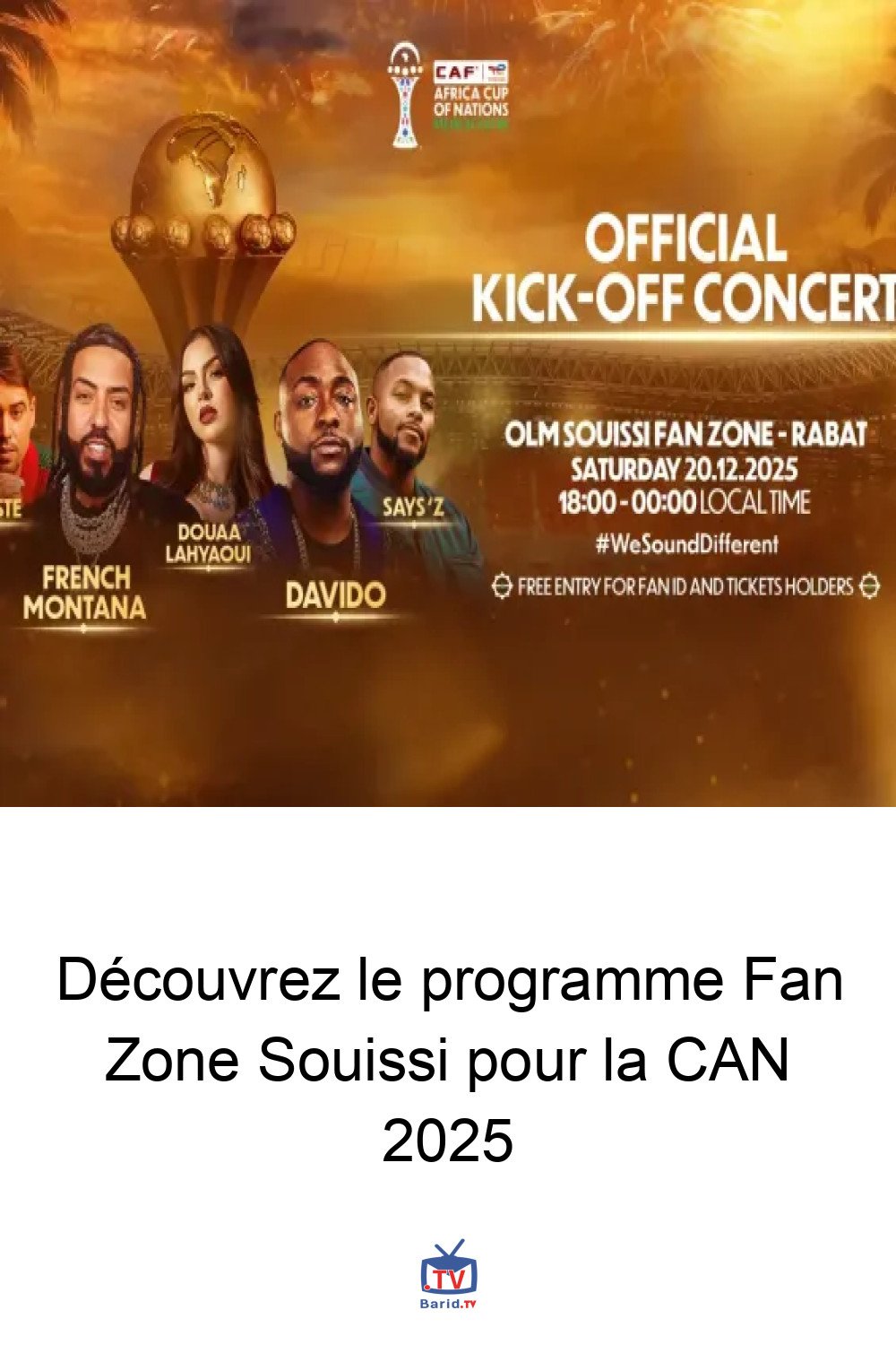 Découvrez le programme Fan Zone Souissi pour la CAN 2025 4 Pinterest Hidden