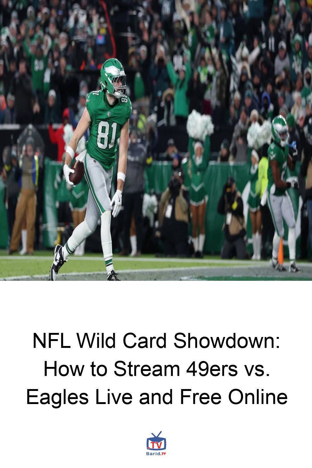 NFL Wild Card Showdown: How to Stream 49ers vs. Eagles Live and Free Online 4 Pinterest Hidden