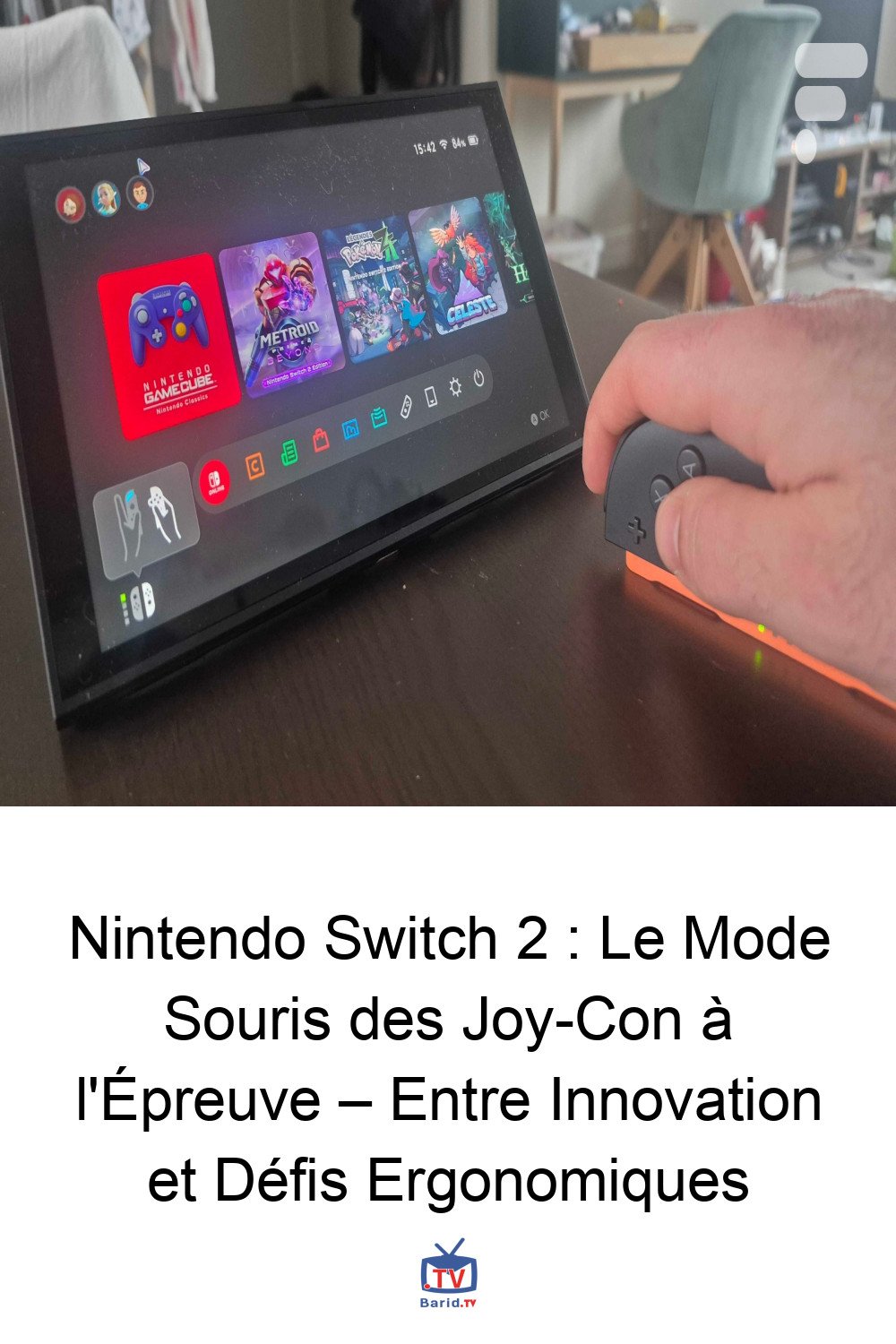 Nintendo Switch 2 : Le Mode Souris des Joy-Con à l'Épreuve – Entre Innovation et Défis Ergonomiques 4 Pinterest Hidden