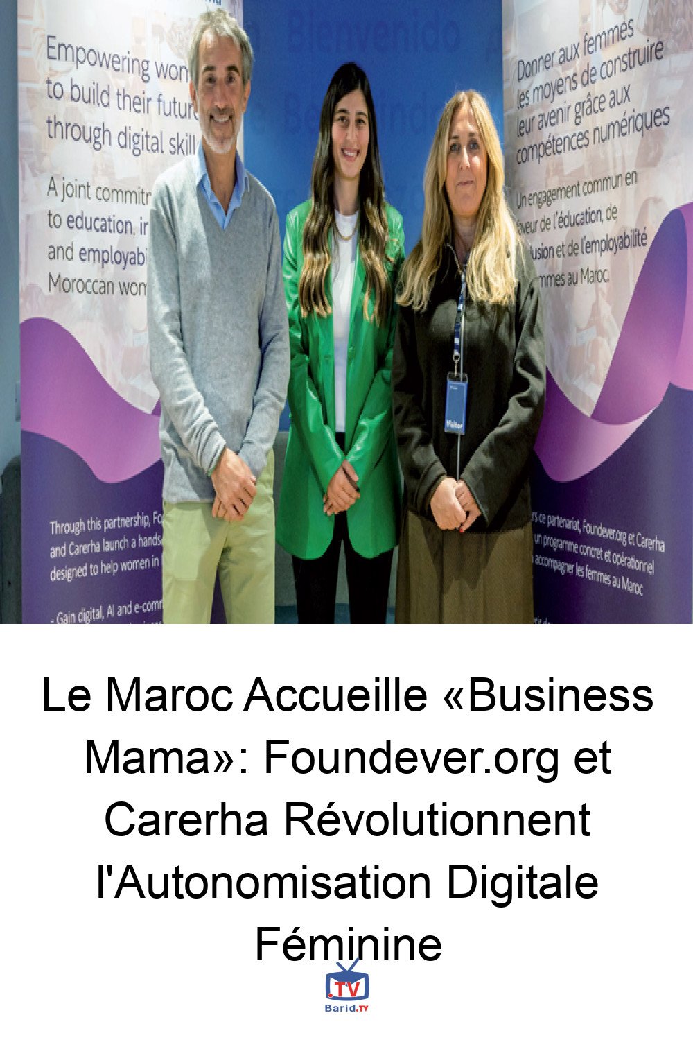 Le Maroc Accueille «Business Mama»: Foundever.org et Carerha Révolutionnent l'Autonomisation Digitale Féminine 4 Pinterest Hidden