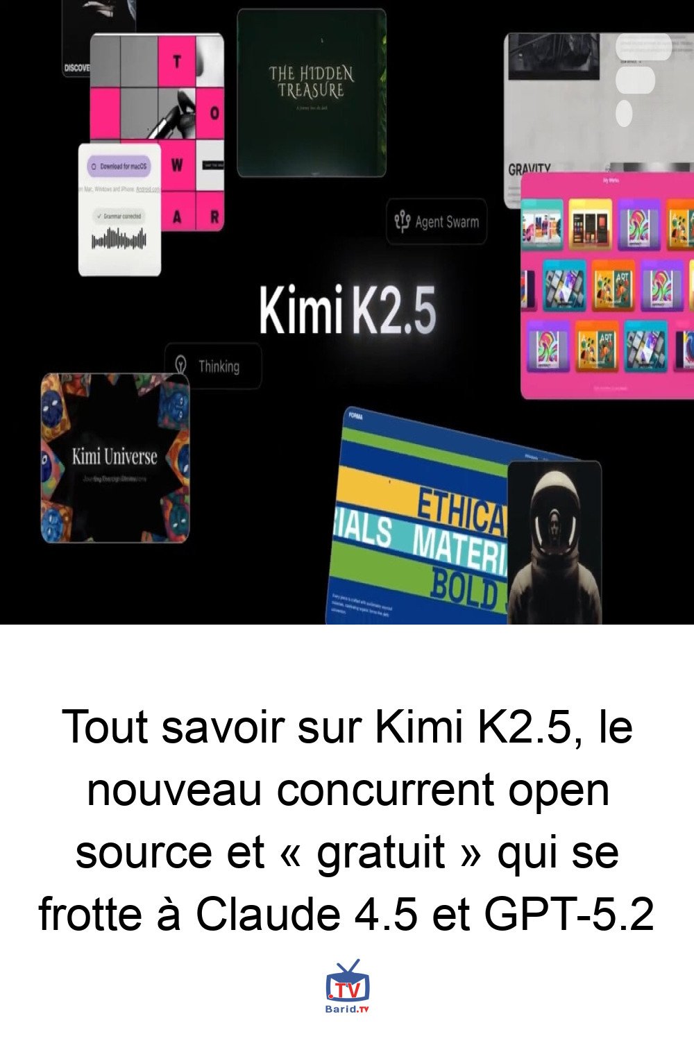 Tout savoir sur Kimi K2.5, le nouveau concurrent open source et « gratuit » qui se frotte à Claude 4.5 et GPT-5.2 4 Pinterest Hidden