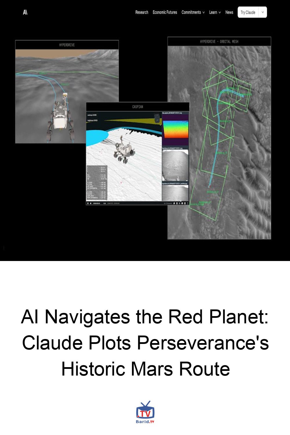 AI Navigates the Red Planet: Claude Plots Perseverance's Historic Mars Route 4 Pinterest Hidden