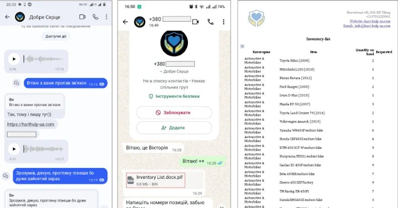 Illustration of a smartphone displaying messaging apps with a malicious link, overlaid with cyber threat icons, representing the PLUGGYAPE malware targeting Ukrainian defense forces.