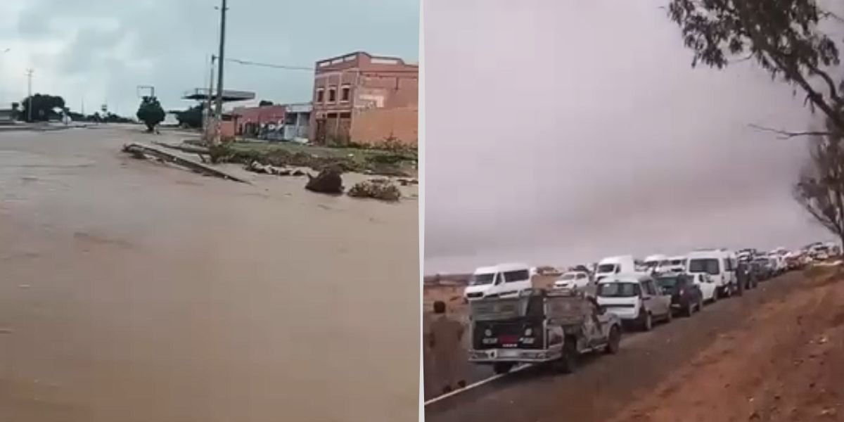 Route Tiznit-Agadir bloquée en raison des pluies