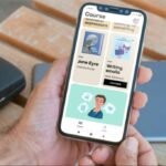 Promova Premium app interface showing language learning progress and features